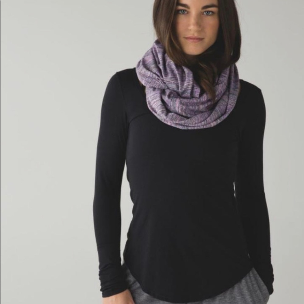Lululemon Space Dye Camo Tender Violet Vinyasa Scarf/Wrap - Picture 1 of 6